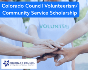 Colorado Council Volunteerism/Community Service Scholarship