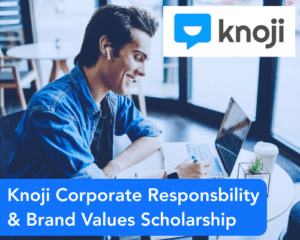 Knoji Corporate Responsbility & Brand Values Scholarship