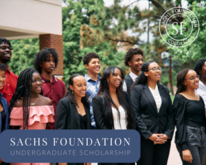 Sachs Foundation Undergraduate Scholarship