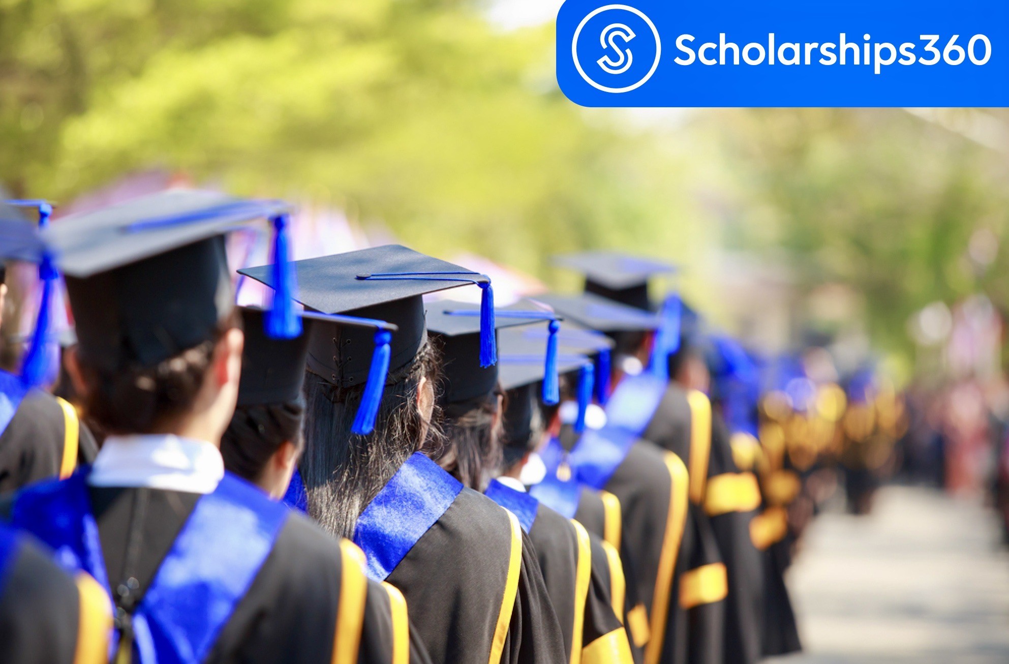 Students walking to graduate