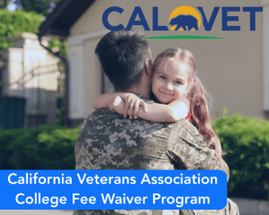 California Veterans Association College Fee Waiver Program