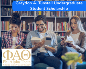 Graydon A. Tunstall Undergraduate Student Scholarship