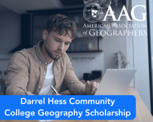 Darrel Hess Community College Geography Scholarship