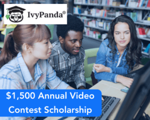 $1,500 Annual Video Contest Scholarship