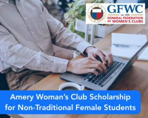 Amery Woman’s Club Scholarship for Non-Traditional Female Students