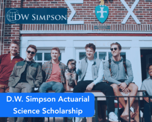 D.W. Simpson Actuarial Science Scholarship