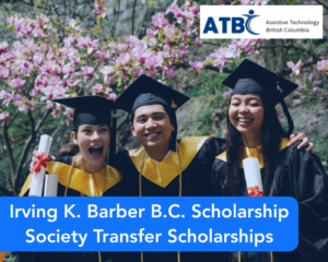 Irving K. Barber B.C. Scholarship Society Transfer Scholarships