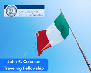 John R. Coleman Traveling Fellowship