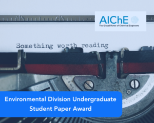 Environmental Division Undergraduate Student Paper Award