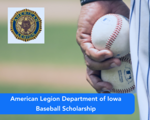 American Legion Department of Iowa Baseball Scholarship