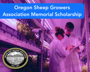 Oregon Sheep Growers Association Memorial Scholarship
