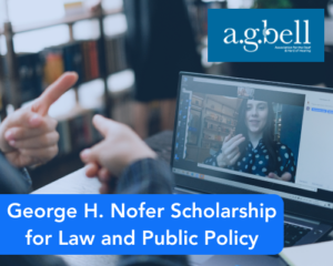 George H. Nofer Scholarship for Law and Public Policy