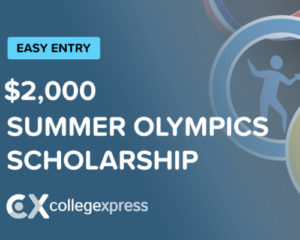 CollegeXpress $2,000 Summer Olympics Scholarship