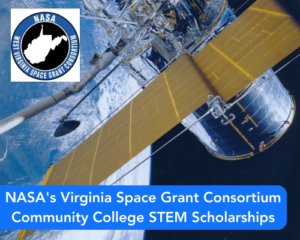 NASA’s Virginia Space Grant Consortium Undergraduate STEM Research Scholarships