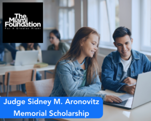 Judge Sidney M. Aronovitz Memorial Scholarship