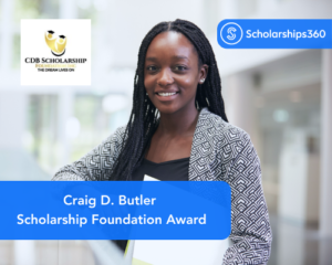 Craig D. Butler Scholarship Foundation Award